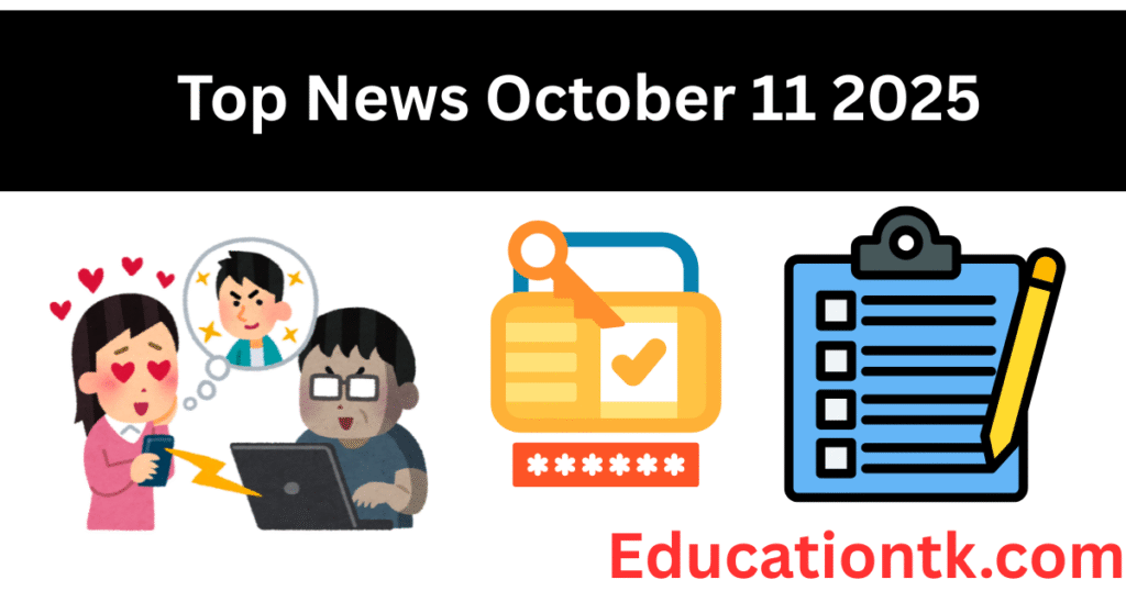 Top News October 11 2025