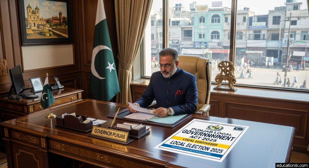 Governor Punjab Signs Local Government Act 2025