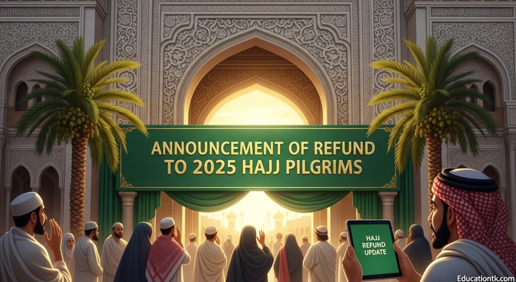 Announcement of Refund to 2025 Hajj Pilgrims
