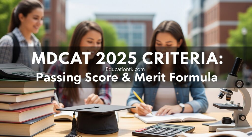 MDCAT 2025 CRITERIA: Passing Score & Merit Formula